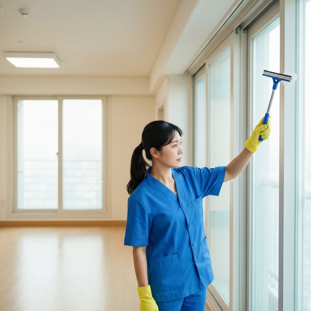 왕홈클린 이사 청소 서비스 현장